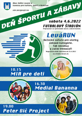 Invitation to the Day of Sports and Entertainment - LeváRUN-1