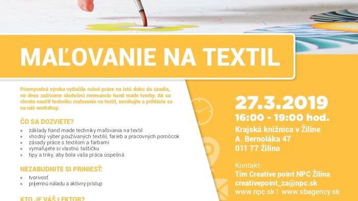 Maľovanie na textil - Žilina-1