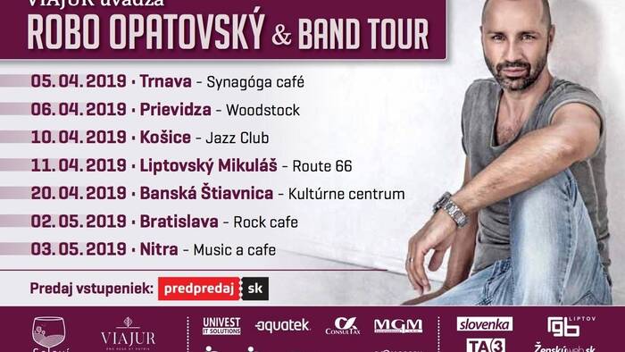 Viajur Uvádza: Robo Opatovský & Band Tour - Trnava-1