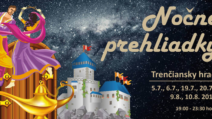 Nočné prehliadky Trenčiansky hrad-1