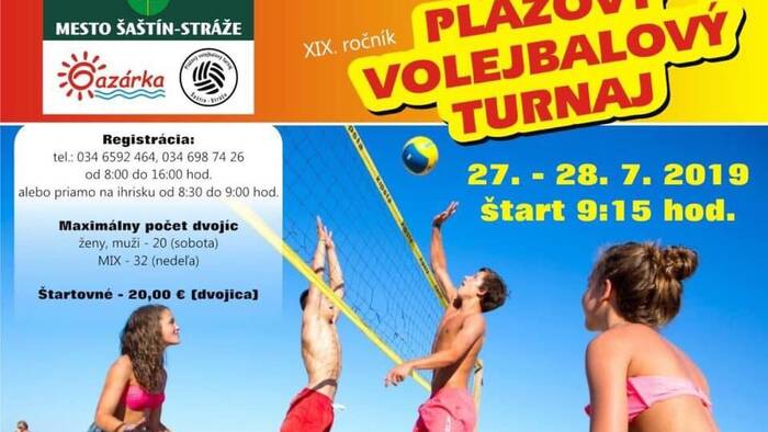 XIX. ročník Plážového volejbalového turnaja v Šaštíne-1
