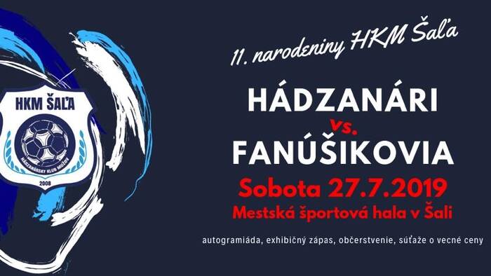 11. narodeniny HKM Šaľa: Hádzanári vs. Fanúšikovia-1