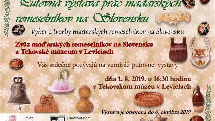 Putovná výstava prác maďarských remeselníkov na Slovensku-1
