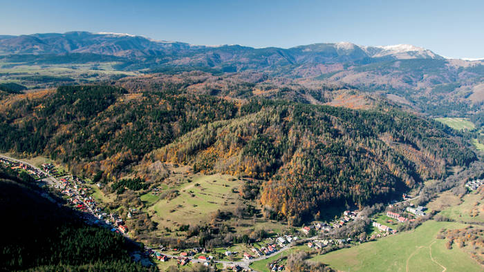 Das Dorf Bystrá-1
