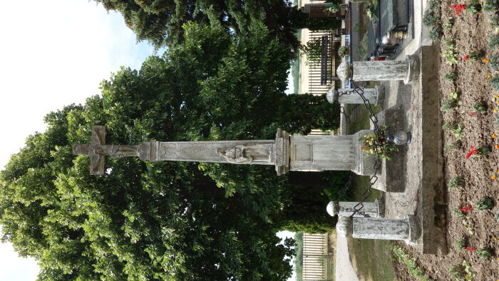 Cross in front of the church-2