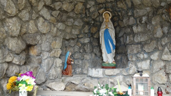 Cave of the Virgin Mary of Lourdes - Trnava, part of Modranka-2