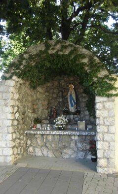 Cave of the Virgin Mary of Lourdes - Trnava, part of Modranka-4