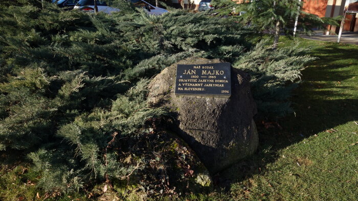 Memorial plaque of Ján Majek - Dolná Streda-1