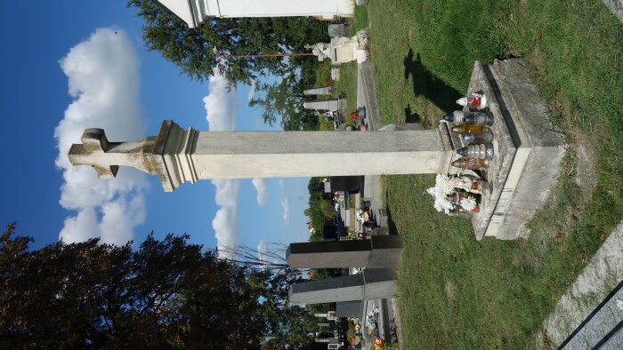 Central Cross in the cemetery - Košúty-4