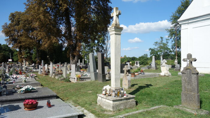 Central Cross in the cemetery - Košúty-1
