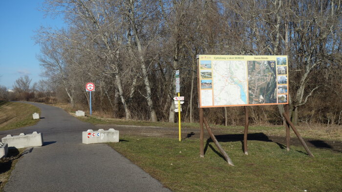 Bicycle path - Dolná Streda-2