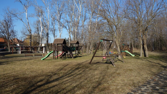 Forest park with playground - Mostová-4