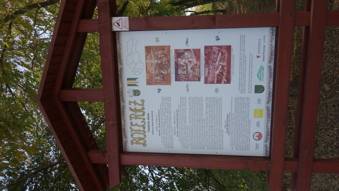 Informationstafeln über das Dorf - Boleráz-8