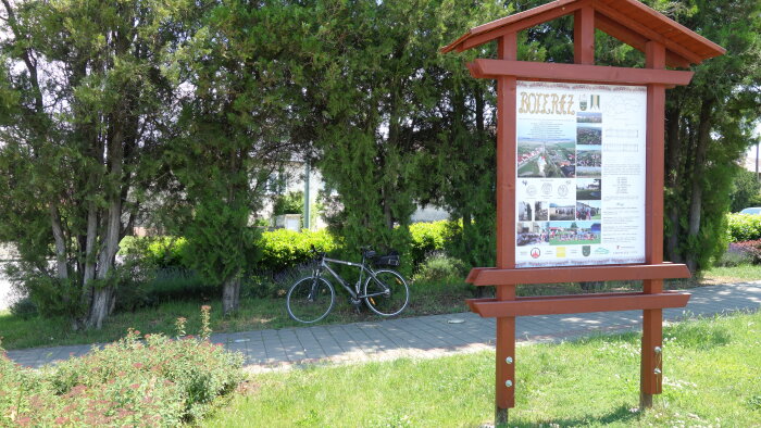 Information panels about the village - Boleráz-1