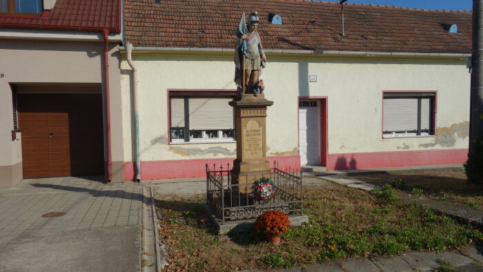 Statue of St. Floriána - Boleráz, part of Klčovany-1