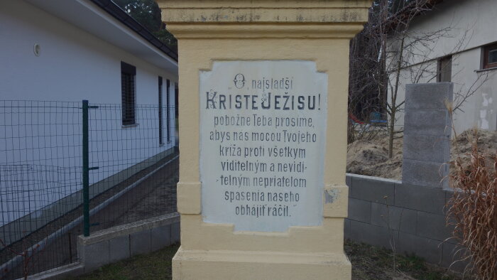 Kříž na cestě do Šaštína - Lakšárská Nová Ves-2
