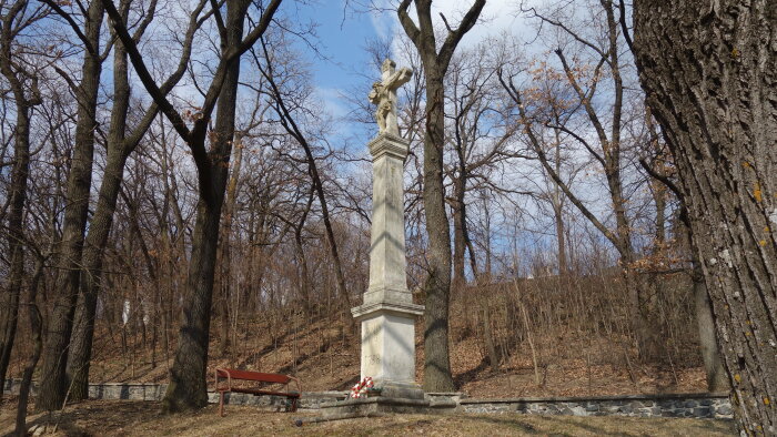 Kreuz unter dem Friedhof - Plavecký Mikuláš-1