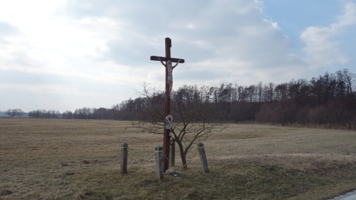 Kříž v katastru - Plavecký Mikuláš-1