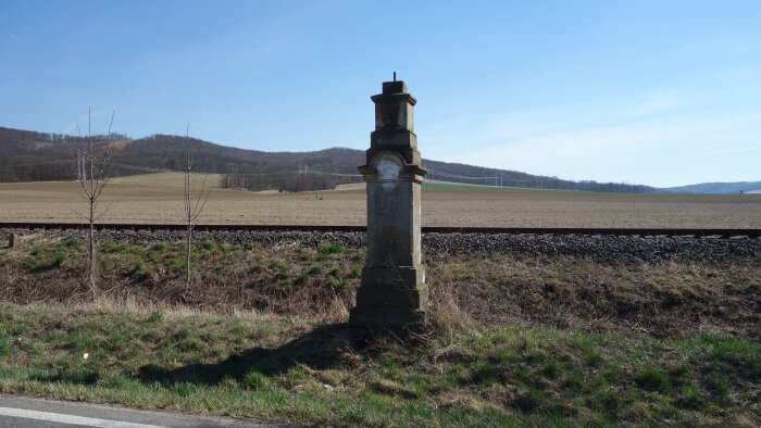 Přícestný kříž na hranici katastru - Jablonica-1