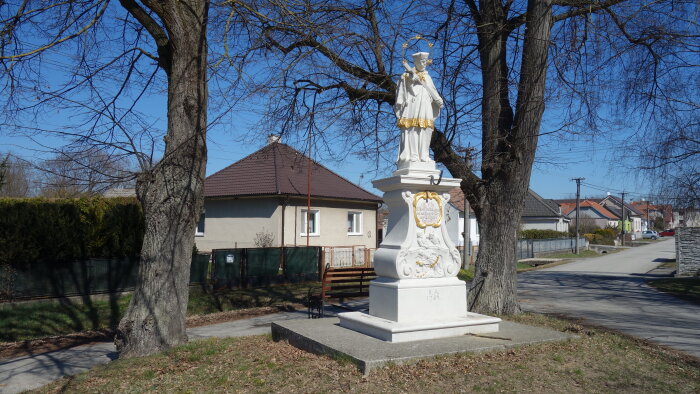 Socha sv. Ján Nepomucký - Jablonica-2
