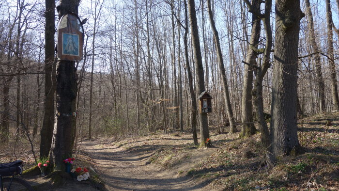 Stations of the Cross in the forest above the village - Cerová-3