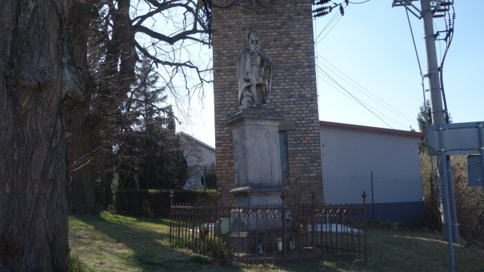 szobor Szent Vendelín - Cerová, Liesková része-2