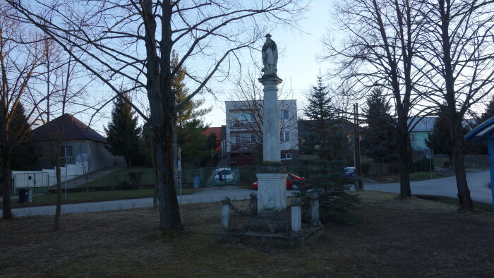 Statue of St. Vendelina - Dolna Krupa-2