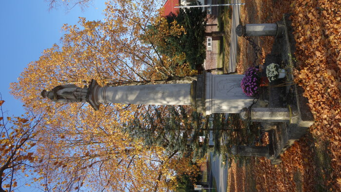 Statue of St. Vendelina - Dolna Krupa-5