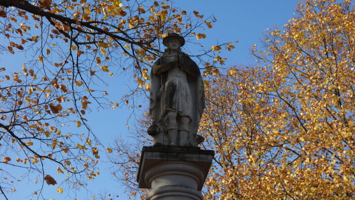 Statue of St. Vendelina - Dolna Krupa-3