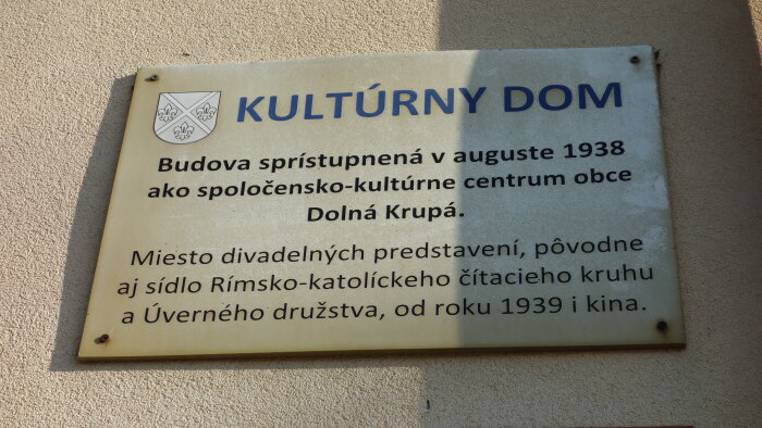 Old cultural house - Dolná Krupá-3