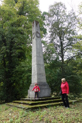 Obelisk in the park - Dolná Krupá-3