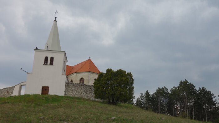 NKP Fortification and tower at the church - Lančár-2