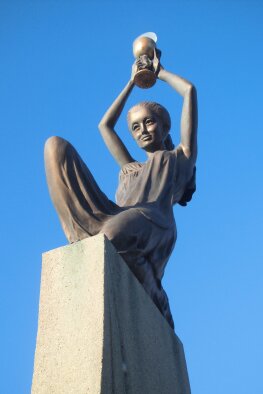 Statue of St. Barbory - Zavar-3