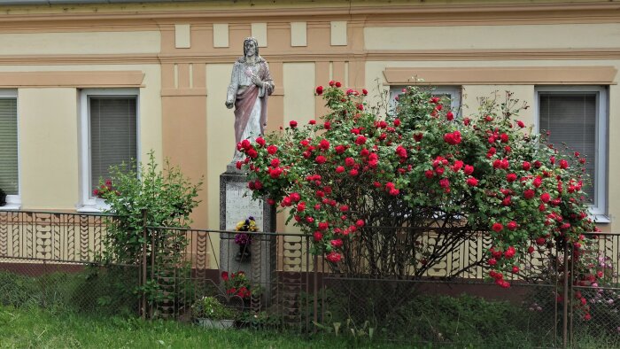 Statue of the Divine Heart of Jesus - Brestovany-1