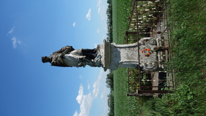Statue of St. Ján Nepomucký on Malženická cesta-3