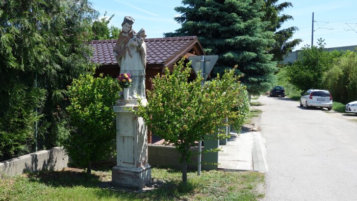szobor Szent Ján Nepomucký - Brestovany, Horná Lovčice része-1