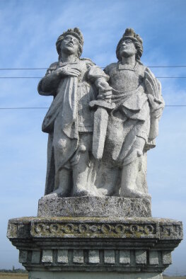Skulptur der Apostel St. Peter und Johannes-3