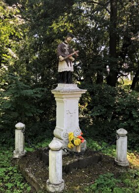 Statue of St. Ján Nepomucký in Bohunice-2