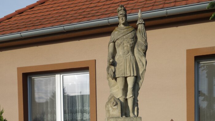 Statue von St. Florian in Valtašúr-1