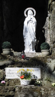 Cave of Our Lady of Lourdes under Calvary-5