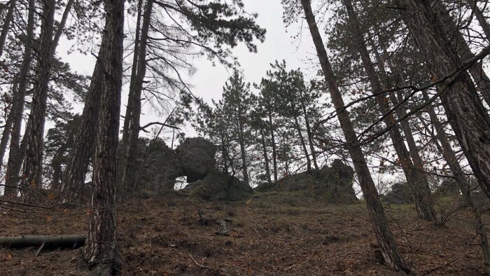Felsformation unter dem Lesy-Hügel-7