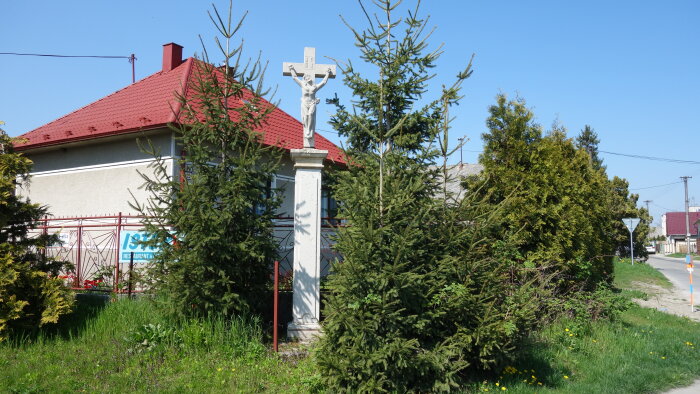 Kříž v obci Jelka-1
