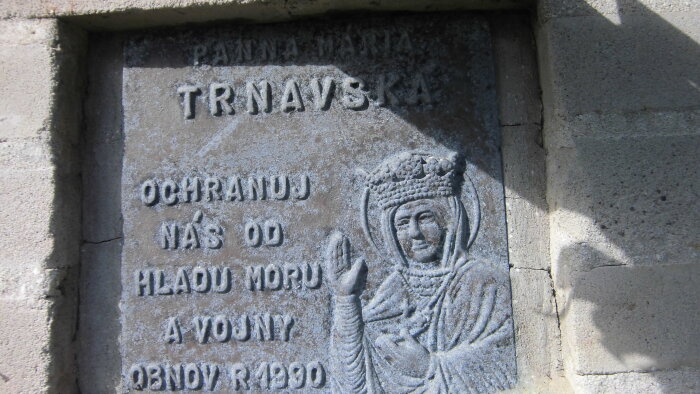 Božie muky s obrázkom Trnavskej Panny Márie - Križovany nad Dudváhom-3