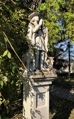 Statue of St. Vendelina - Slovenska Nova Ves-4