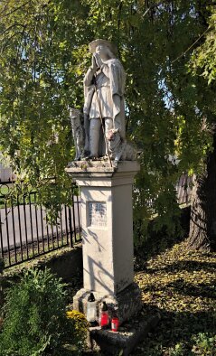 Statue of St. Vendelina - Slovenska Nova Ves-2