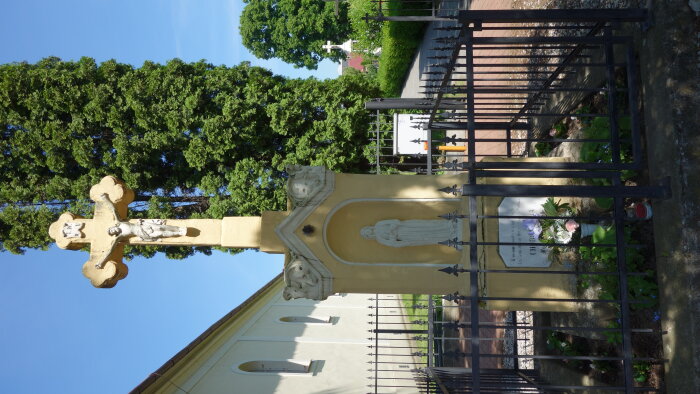 Cross in front of the church - Igram-5