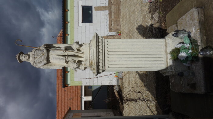 Statue des hl. Vendelína - Hrnčiarovce nad Parnou-4
