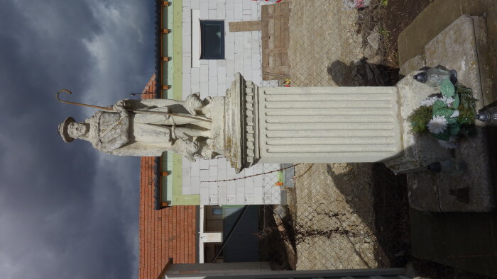 Statue des hl. Vendelína - Hrnčiarovce nad Parnou-3