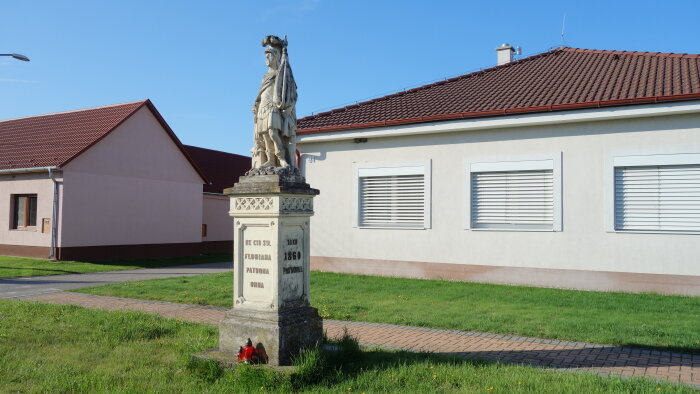 Statue des hl. Floriána- Pavlice-2