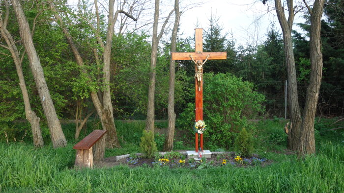 Drevený kríž - Pavlice-1